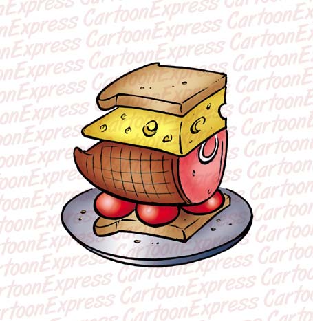 sandwich ham cheese tomato